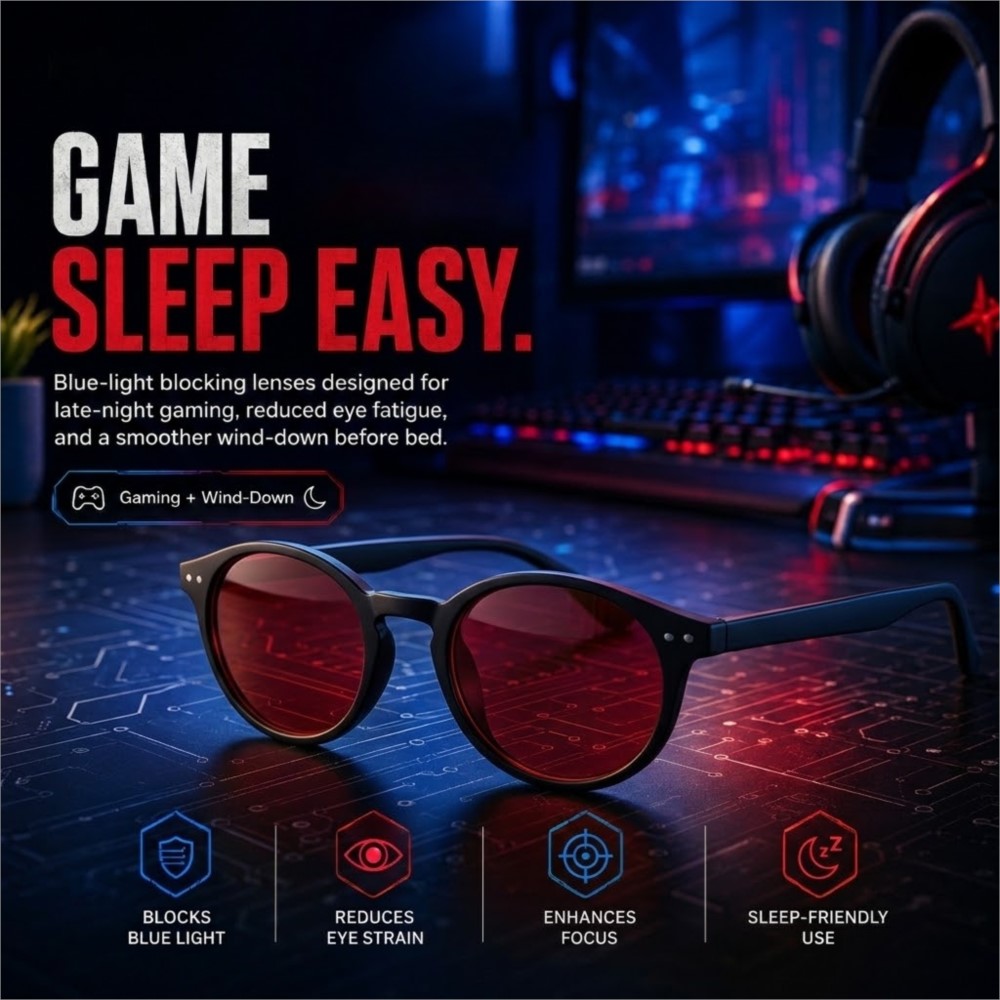 Gaming Glasses Tinted - 게이밍 안경 눈의 피로 방지 블루라이트