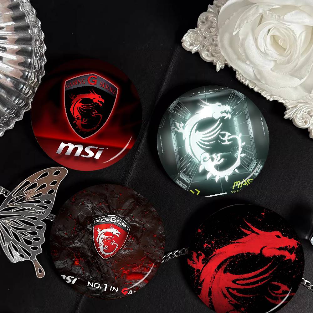 Gaming Accessories Korea - 게임용 드래곤-MSI 58mm 수제 브로치 만화