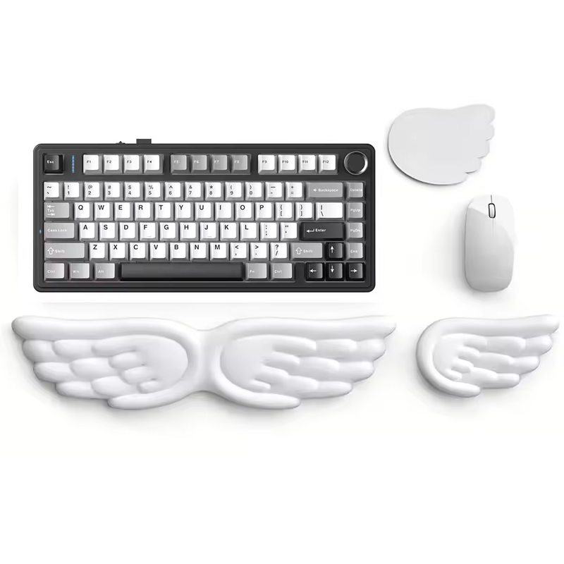 Gaming Accessories Girly - 기계식 키보드 마우스 손목 받침대 엔젤
