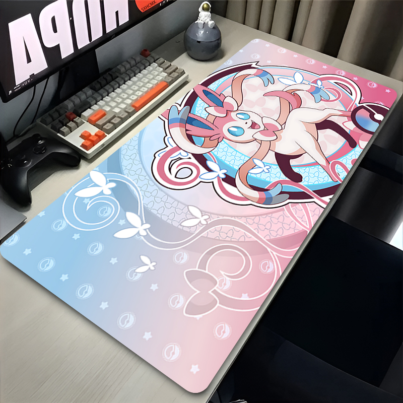 Gaming Accessories Desktop - 대형 핑크 귀여운 마우스 패드 XXL