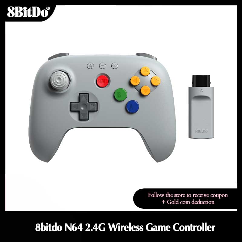 8BitDo N64 2.4G 무선 게임 컨트롤러(홀 효 - Gaming Accessories For Android 리뷰 및 가격