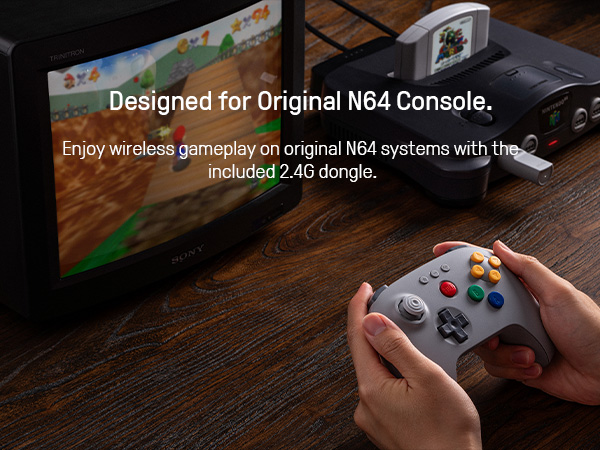 8BitDo N64 2.4G 무선 게임 컨트롤러(홀 효 - Gaming Accessories For Android 리뷰 및 가격
