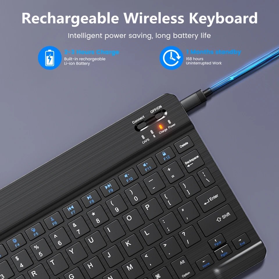 스페인어 프랑스어 블루투스 무선 키보드 아제르티 러시아 - Gaming Accessories Korea 리뷰 및 가격