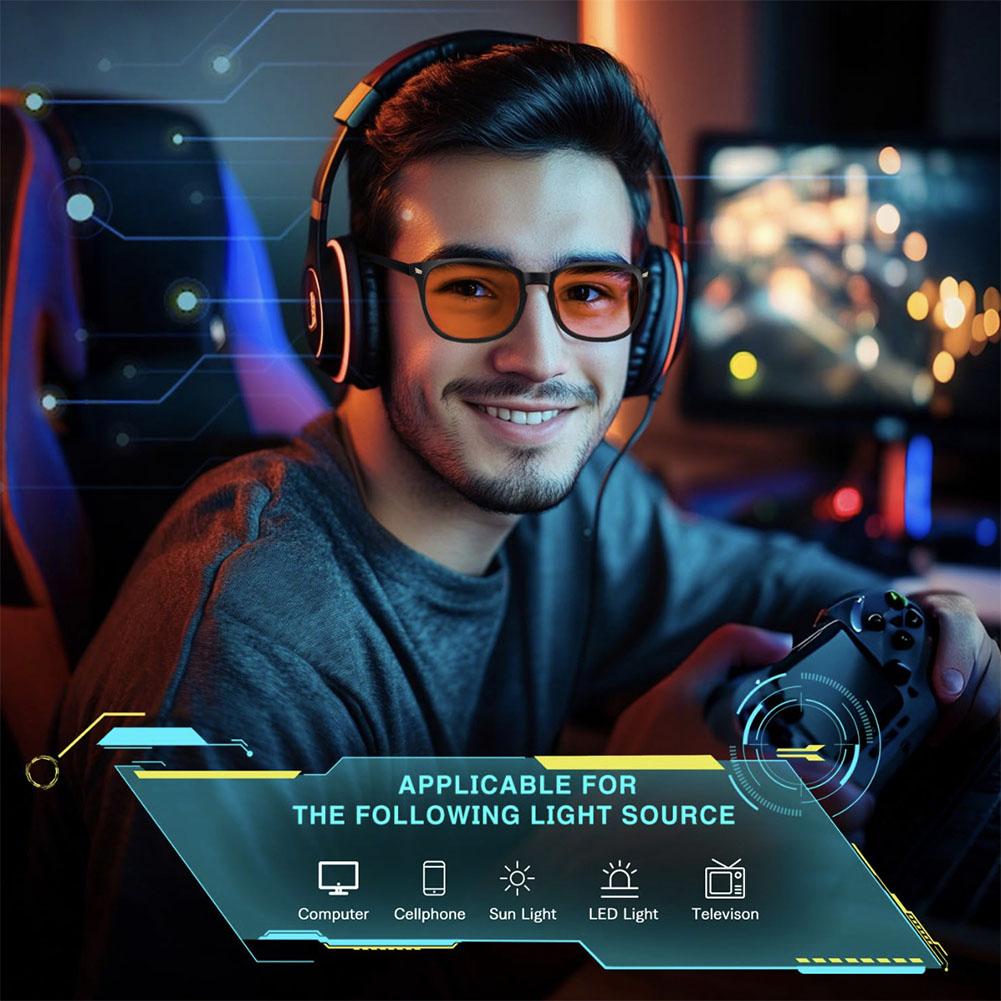 블루라이트 차단 안경 반사 렌즈 선글라스 스트리트 사진 - Gaming Glasses Tinted 리뷰 및 가격