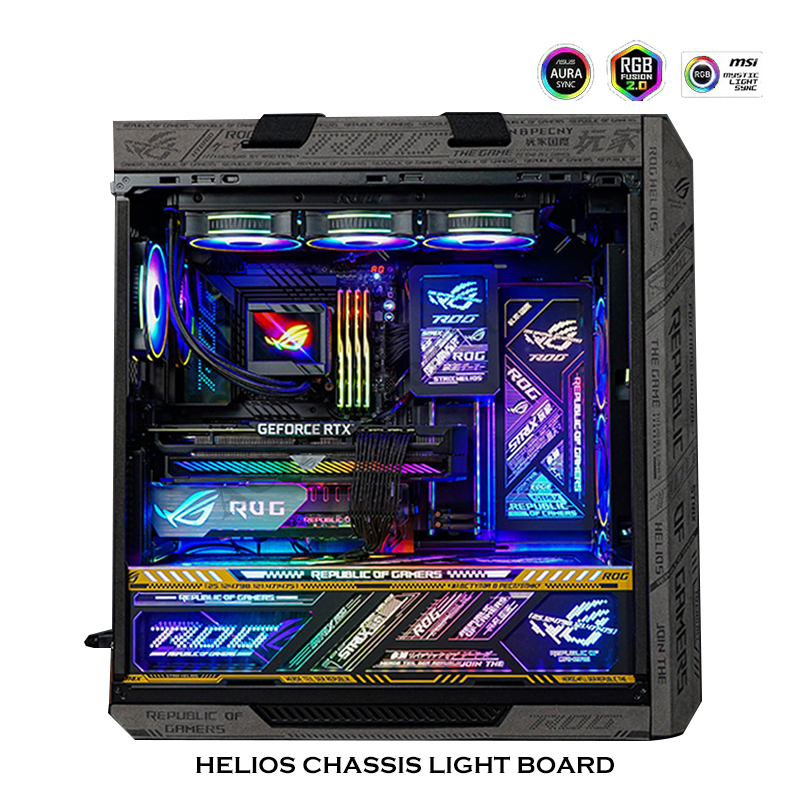 RGB 미러 PC 케이스 백플레이트 패널 라이트 보드, - Gaming Accessories Desktop 리뷰 및 가격