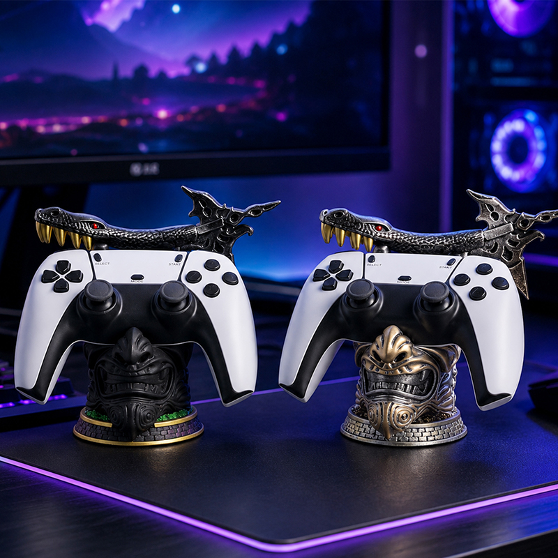 창의적인 모조 데몬 레진 게임 컨트롤러 스탠드 PS5  - Gaming Setup Accessories Xbox 리뷰 및 가격
