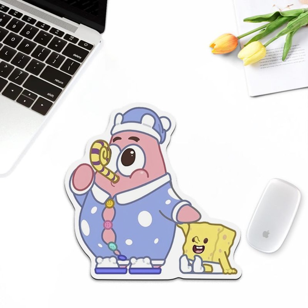 귀여운 스폰지밥 모양의 마우스 패드 – 노트북용 미끄럼 - Gaming Accessories Girly 리뷰 및 가격