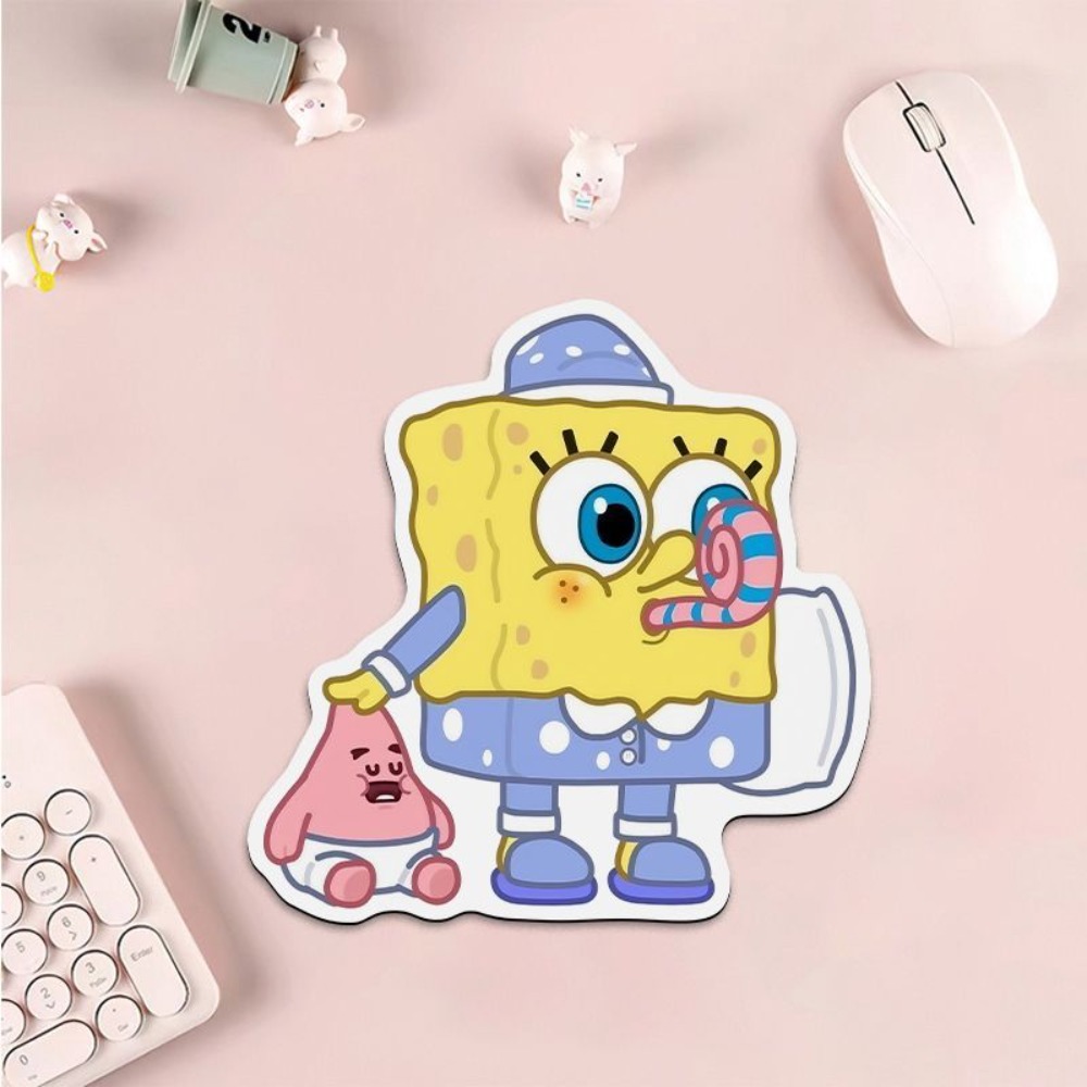 귀여운 스폰지밥 모양의 마우스 패드 – 노트북용 미끄럼 - Gaming Accessories Girly 리뷰 및 가격