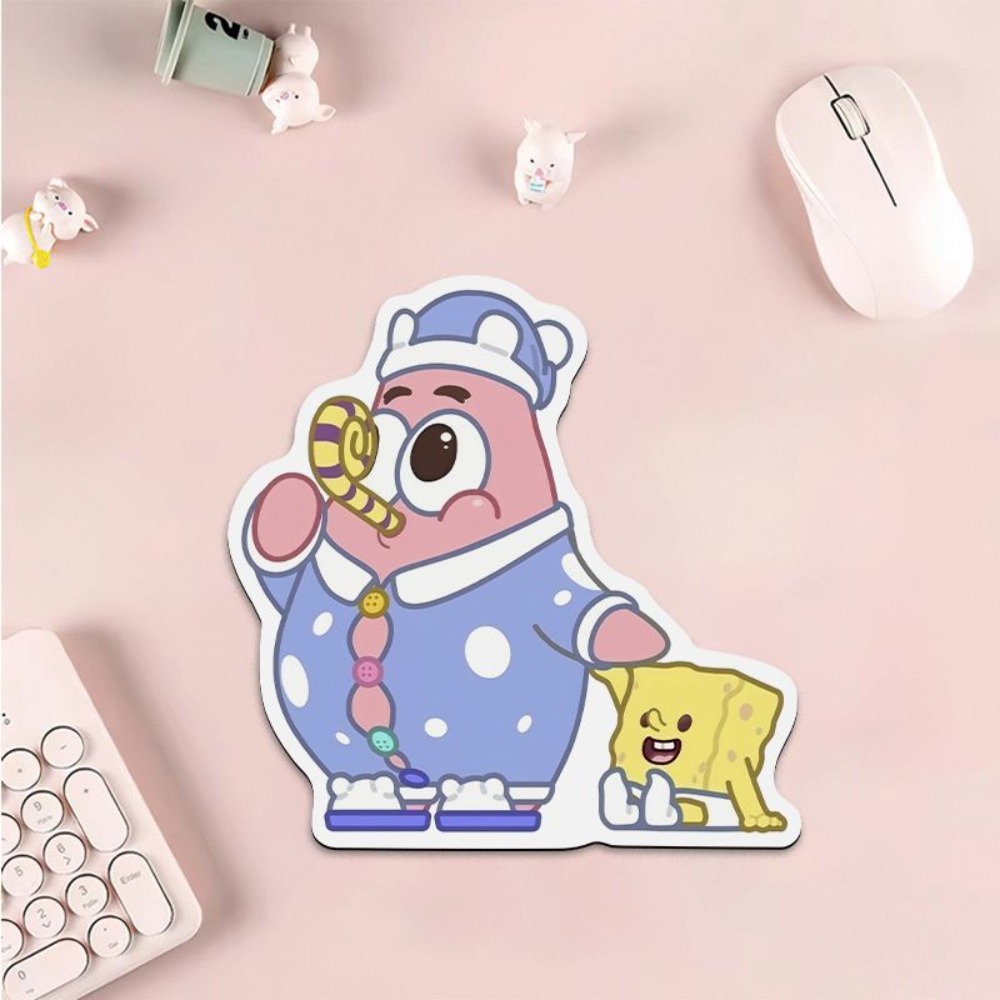 귀여운 스폰지밥 모양의 마우스 패드 – 노트북용 미끄럼 - Gaming Accessories Girly 리뷰 및 가격