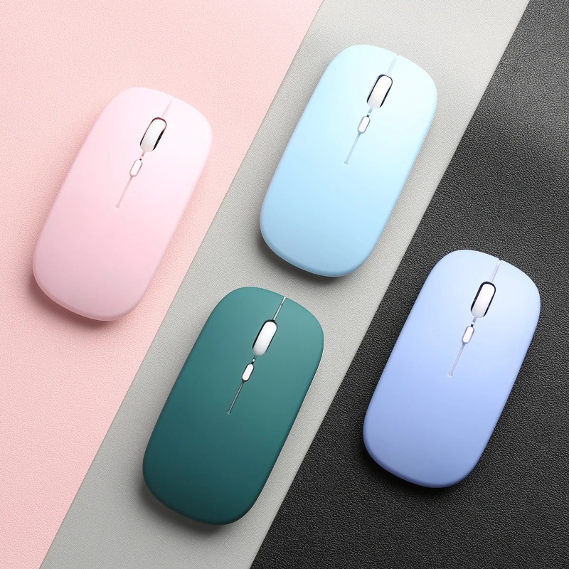 블루투스 무선 마우스 무소음 컴퓨터 마우스 노트북 아이 - Gaming Accessories Ipad 리뷰 및 가격