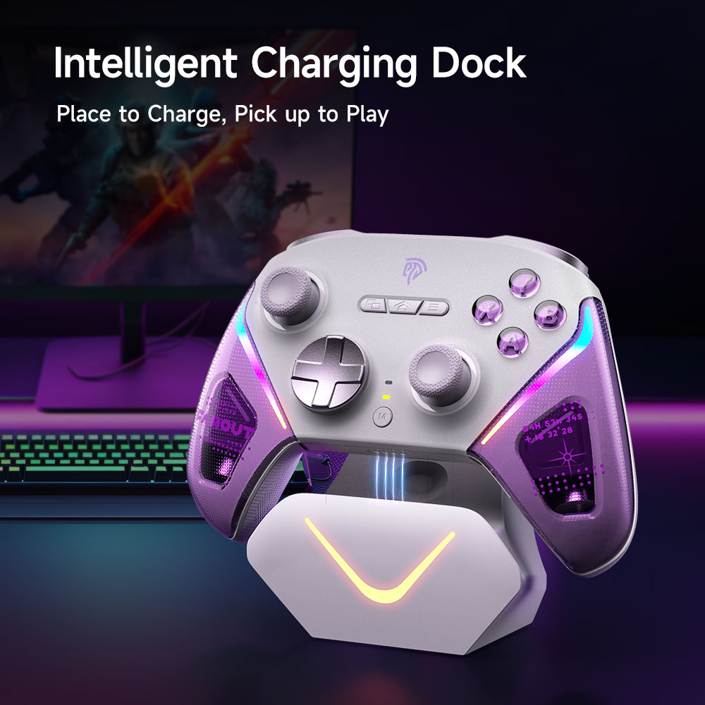 EasySMX D10 무선 게임패드 TMR 스틱 충전  - Gaming Accessories For Android 리뷰 및 가격