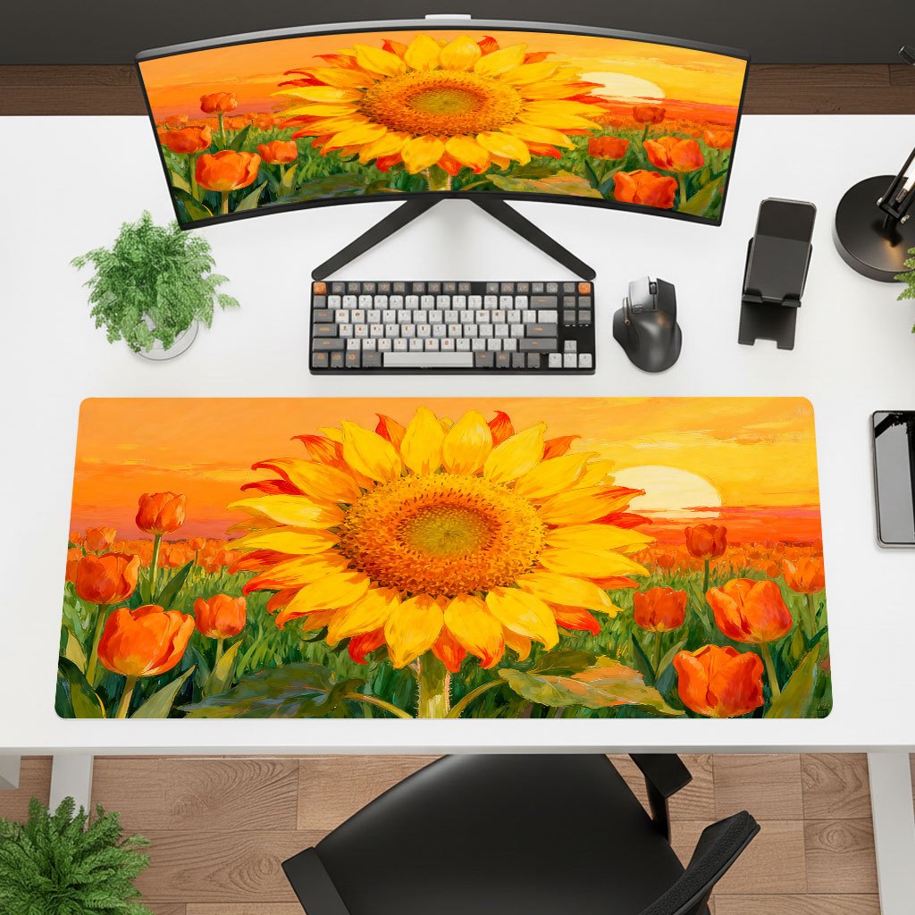 브랜드 옐로우 해바라기 마우스 패드, 사무실 노트북 게 - Gaming Accessories Brands 리뷰 및 가격