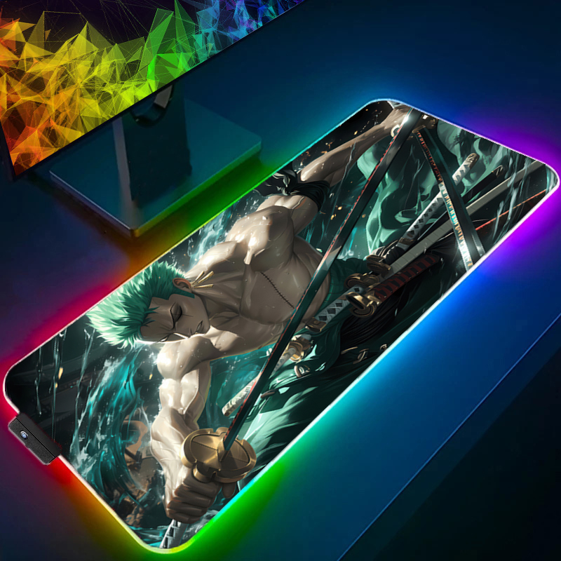 원피스 조로 마우스 패드 RGB 게임 액세서리 Gabi - Gaming Accessories Desktop 리뷰 및 가격
