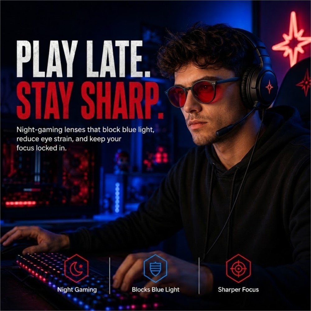 게이밍 안경 눈의 피로 방지 블루라이트 차단 안경 레드 - Gaming Glasses Tinted 리뷰 및 가격