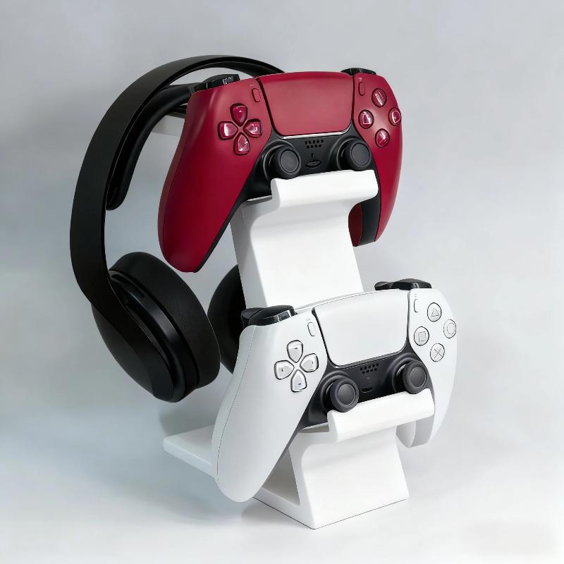 ● 헤드셋 홀더가 있는 책상용 3-in-1 컨트롤러 스 - Gaming Accessories Sale 리뷰 및 가격