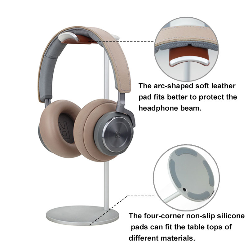곡선 알루미늄 헤드폰 스탠드 랙 테이블 데스크 디스플레 - Gaming Accessories Sale 리뷰 및 가격