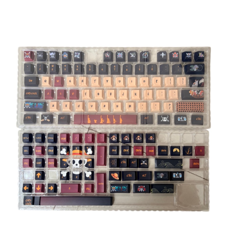 원피스 애니메이션 캐릭터 테마 PBT 열전사 커스텀 오 - Gaming Accessories Anime 리뷰 및 가격
