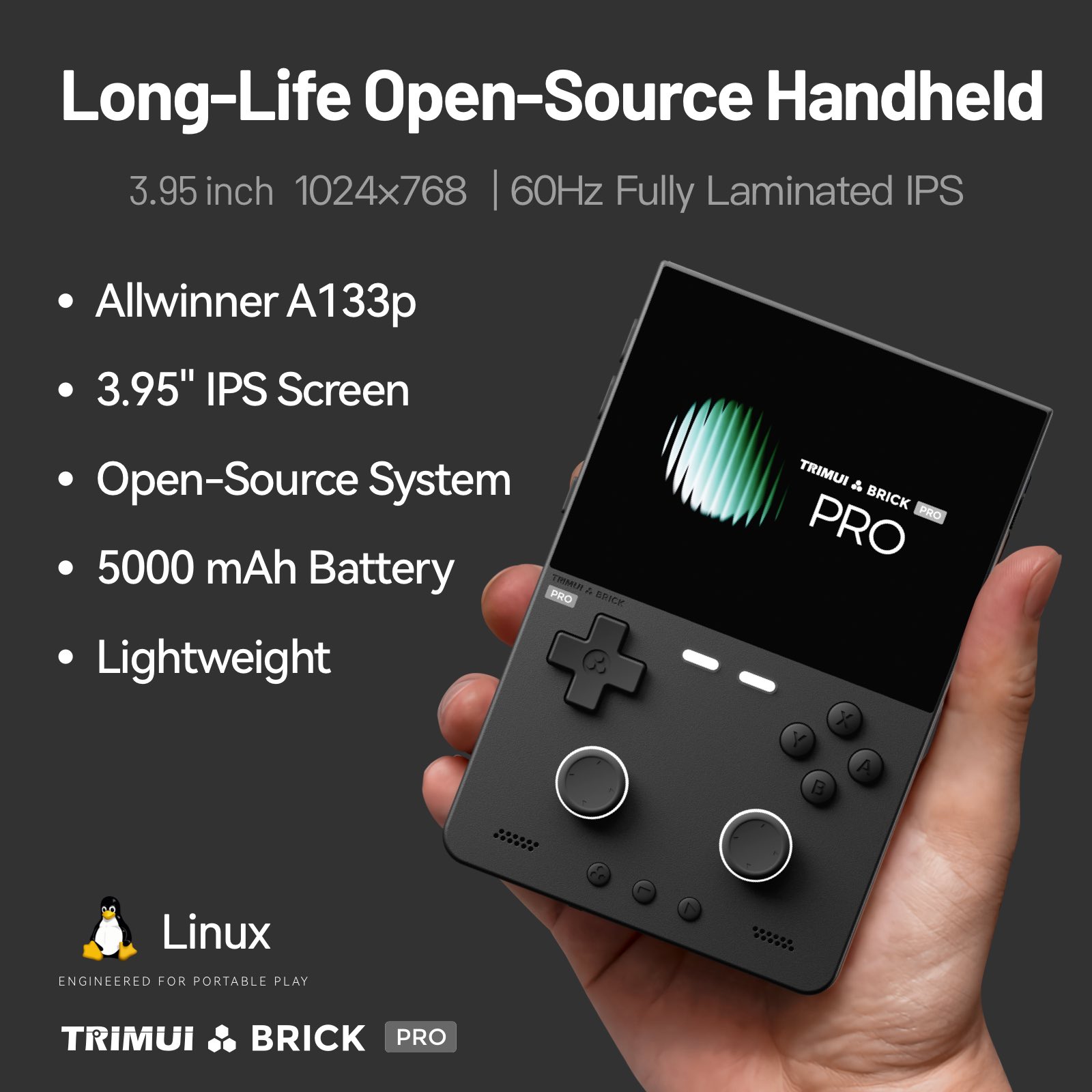 TRIMUI Brick Pro 오픈 소스 휴대용 콘솔  - Gaming Accessories Korea 리뷰 및 가격