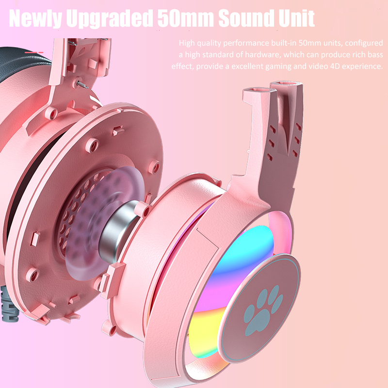 귀여운 고양이 귀 게임용 헤드폰, 마이크 포함, 소음  - Gaming Accessories Kids 리뷰 및 가격