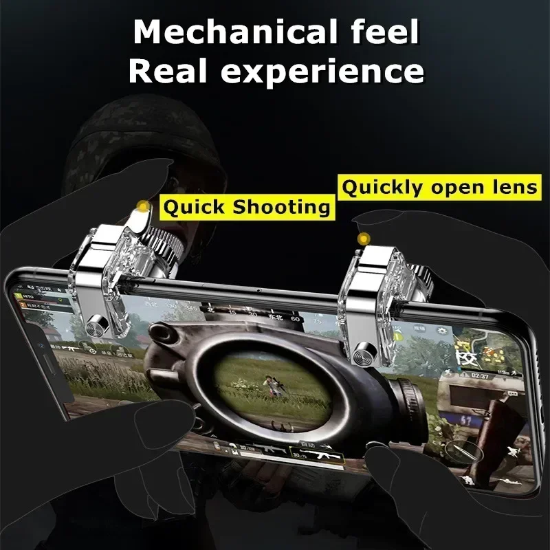R11 휴대 전화 PUBG 게임 트리거 4 손가락 조준 - Gaming Accessories For Android 리뷰 및 가격