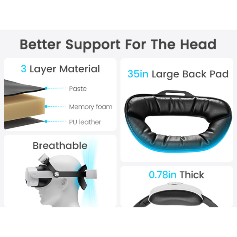 BEBONCOOL 퀘스트 3/2 VR용 조절 가능한 헤 - Gaming Accessories Vr 리뷰 및 가격
