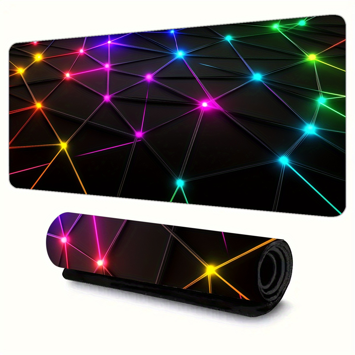 브랜드 대형 게임용 마우스 패드 다채로운 추상 패턴 미 - Gaming Accessories Brands 리뷰 및 가격