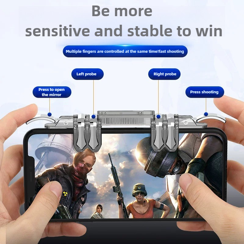6 손가락 휴대 전화 게임 패드 조이스틱 컨트롤러 Z0 - Gaming Accessories Ipad 리뷰 및 가격