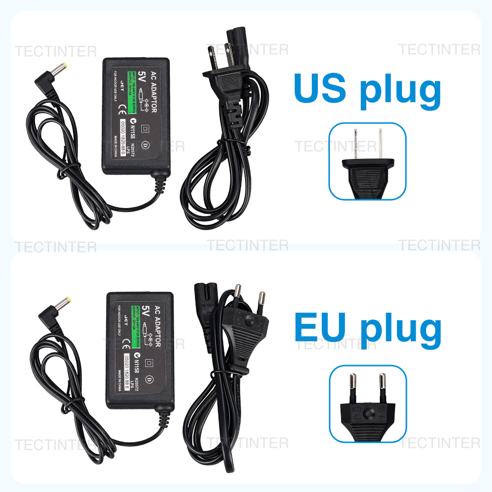 EU US 플러그 AC 어댑터 벽면 충전기 (PSP 충 - Gaming Accessories Phone 리뷰 및 가격