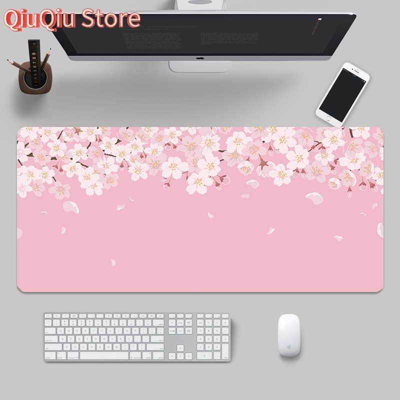 일본 핑크 사쿠라 데스크 매트 애니메이션 감성 게이밍  - Gaming Accessories Girly 리뷰 및 가격